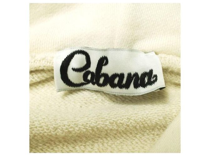 Autre Marque Baumwoll-Sweatshirt Cabana 22AW-CT01-C Beige - Ansicht 7
