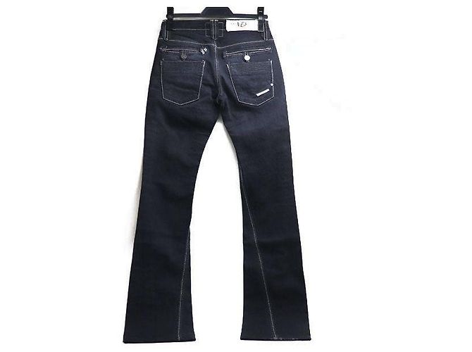 Autre Marque Pantalones de denim de algodón Taverniti So Jeans Azul Azul marino - vista 2