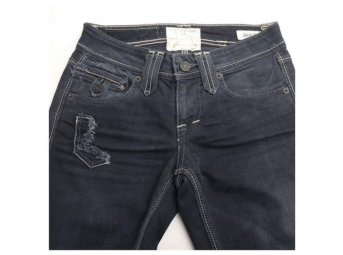 Autre Marque Pantalones de denim de algodón Taverniti So Jeans Azul Azul marino - vista 3