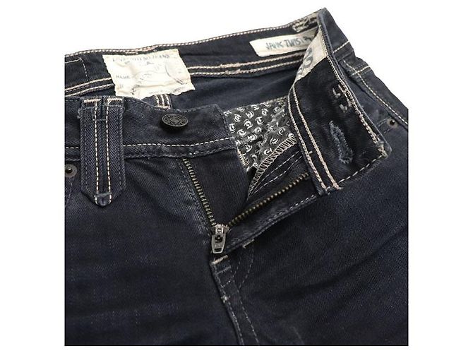 Autre Marque Pantalones de denim de algodón Taverniti So Jeans Azul Azul marino - vista 5