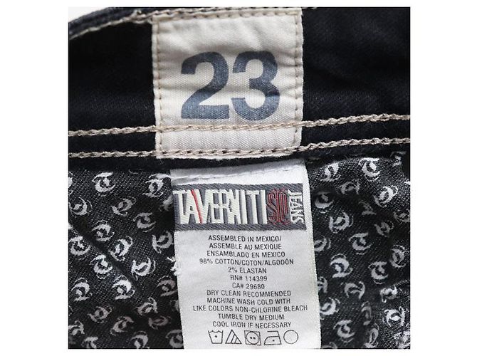 Autre Marque Pantalones de denim de algodón Taverniti So Jeans Azul Azul marino - vista 8