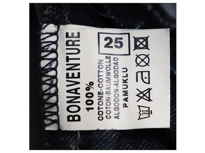 Autre Marque Jeans in denim di cotone taglio Bonaventure Blu - vista 8