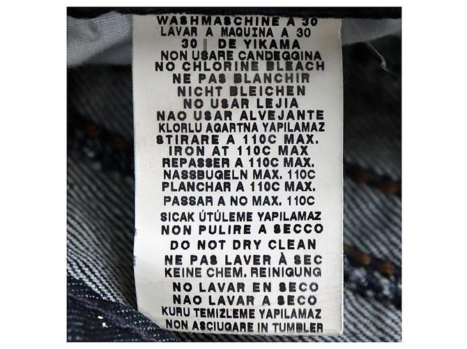 Autre Marque Jeans in denim di cotone taglio Bonaventure Blu - vista 9