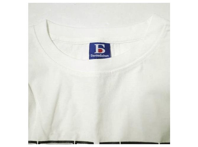 Autre Marque Camiseta de algodón limitada Danke Schon 16OE S/S TEE NEVER Blanco - vista 4