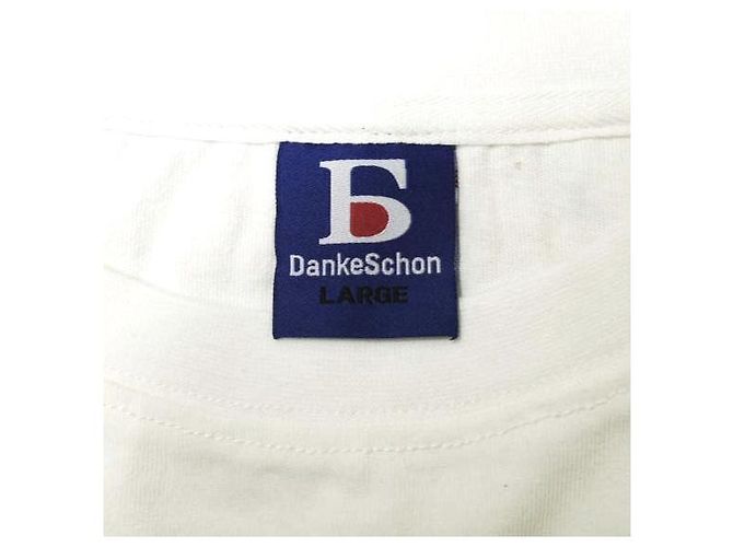 Autre Marque Camiseta de algodón limitada Danke Schon 16OE S/S TEE NEVER Blanco - vista 8