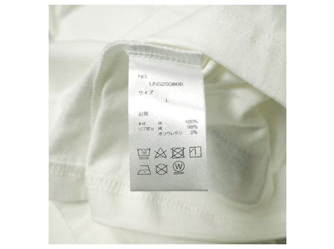 Autre Marque Camiseta de algodón limitada Danke Schon 16OE S/S TEE NEVER Blanco - vista 9