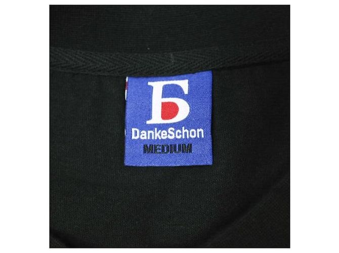 Autre Marque Camiseta de algodón Danke Schon 16OE S/S Edición Limitada Negro - vista 4