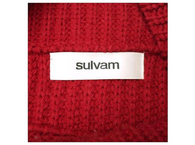 Autre Marque sulvam STRICK ASYMMETRIE Strickwaren Rot - Ansicht 5