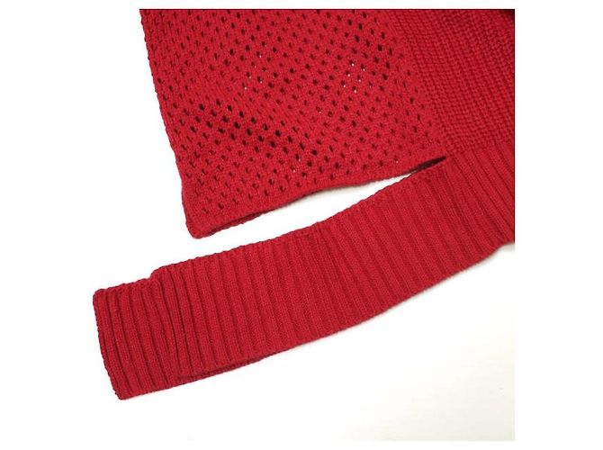 Autre Marque sulvam STRICK ASYMMETRIE Strickwaren Rot - Ansicht 8