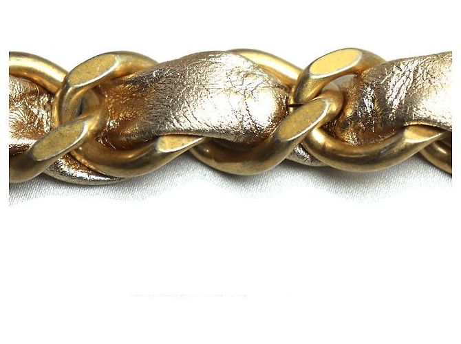 Timeless Chanel Matelasse Lammfell Clutch Bag Golden - Ansicht 4