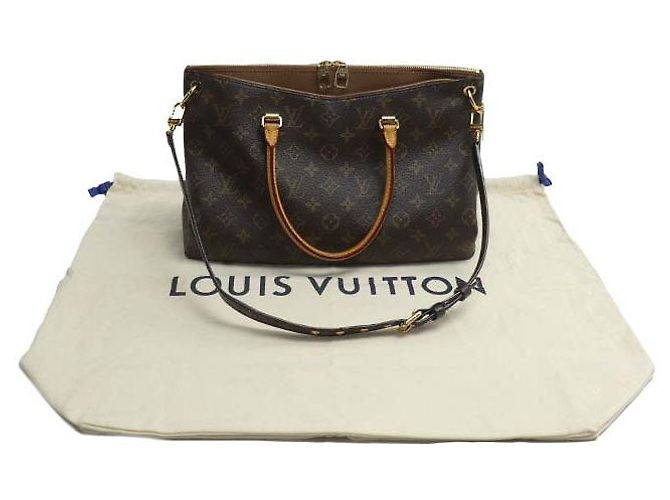 Borsa a mano Pallas Monogram Louis Vuitton Marrone - vista 10