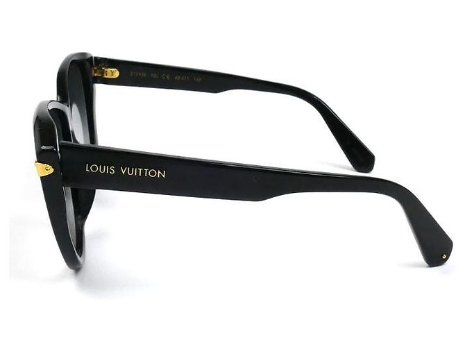 Occhiali da sole in velluto blu Louis Vuitton Nero - vista 2