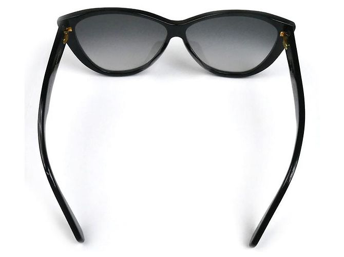 Occhiali da sole in velluto blu Louis Vuitton Nero - vista 4