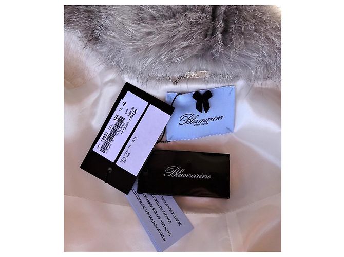 Blumarine Wolle + Mohair + echtes Fell am Kragen! Einheitsgröße! - Ansicht 3