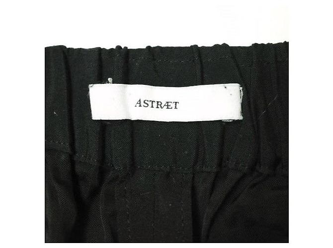 Autre Marque Pantaloni Docking ASTRAET in Cotone 2 vie Nero - vista 3