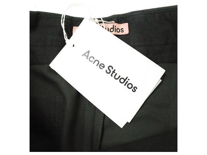 Pantalones de mezcla de algodón Pink Label de Acne Studios Gris - vista 3