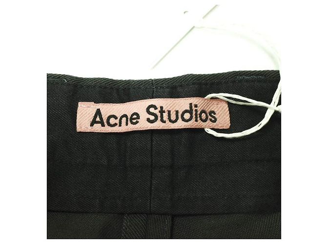 Pantalones de mezcla de algodón Pink Label de Acne Studios Gris - vista 4