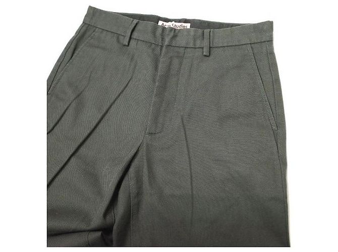 Pantalones de mezcla de algodón Pink Label de Acne Studios Gris - vista 6