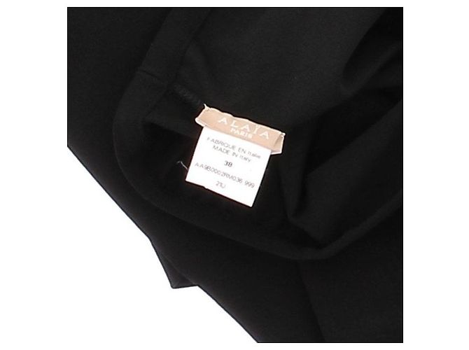 Alaïa Leggings Schwarz Polyester Größe 38 - Ansicht 6