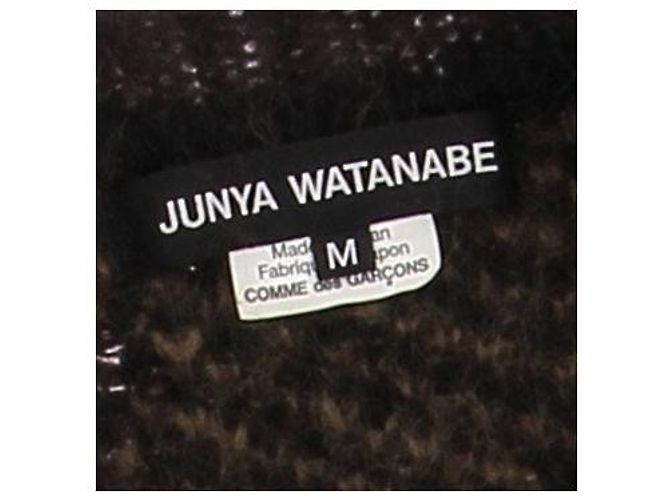 Junya Watanabe Suéter de lana con estampado Castaño - vista 6