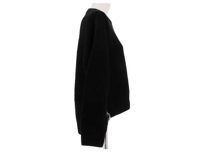 Paco Rabanne Wollpullover schwarz - Ansicht 3