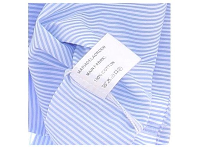 Autre Marque Camicia a righe blu e bianche - vista 6