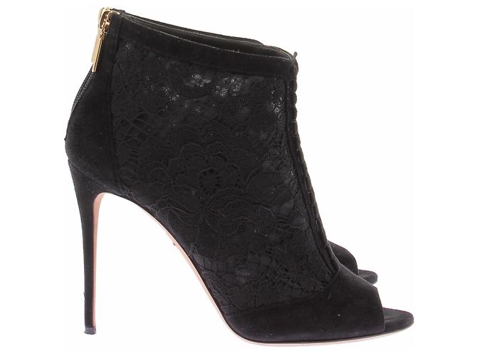 Dolce & Gabbana Botas "Keira" abiertas de encaje Negro - vista 2