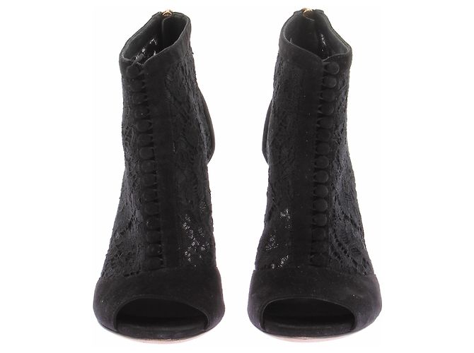 Dolce & Gabbana Botas "Keira" abiertas de encaje Negro - vista 4