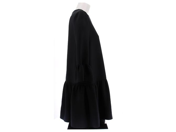 Dior Schwarzes Kleid mit Rüschen - vista 3