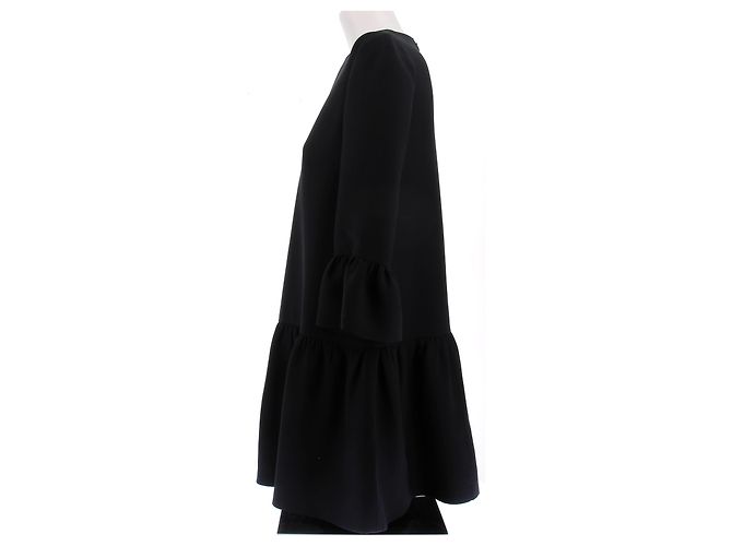 Dior Schwarzes Kleid mit Rüschen - vista 4