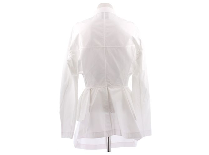 Alaïa Camisa blanca de algodón edición verano 1986 Blanco - vista 2