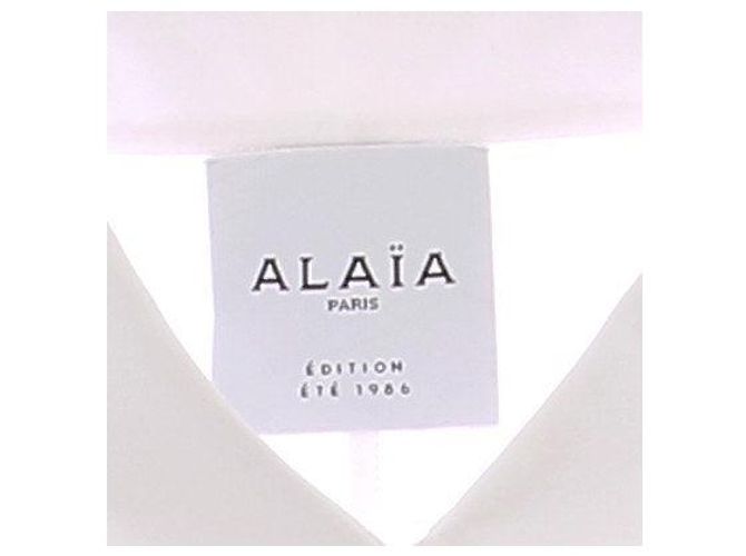Alaïa Camisa blanca de algodón edición verano 1986 Blanco - vista 5