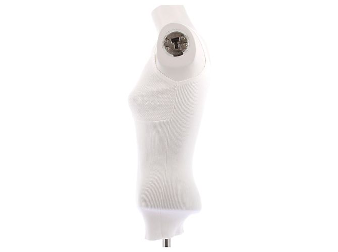 Miu Miu Camiseta blanca de algodón Blanco - vista 4