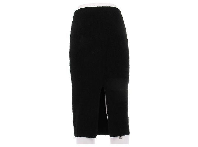 Falda midi negra Bottega Veneta Negro - vista 2