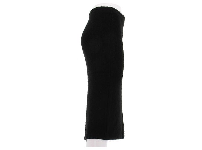 Falda midi negra Bottega Veneta Negro - vista 3