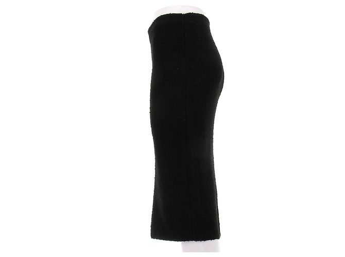 Falda midi negra Bottega Veneta Negro - vista 4