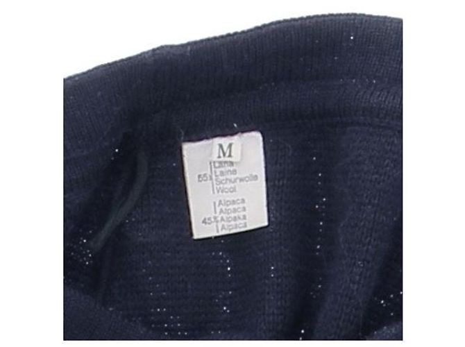Alaïa Falda marina de lana y alpaca Azul marino - vista 6