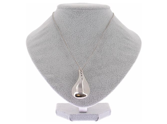 Courreges Colar "Flask" prateado com pingente - vista 2