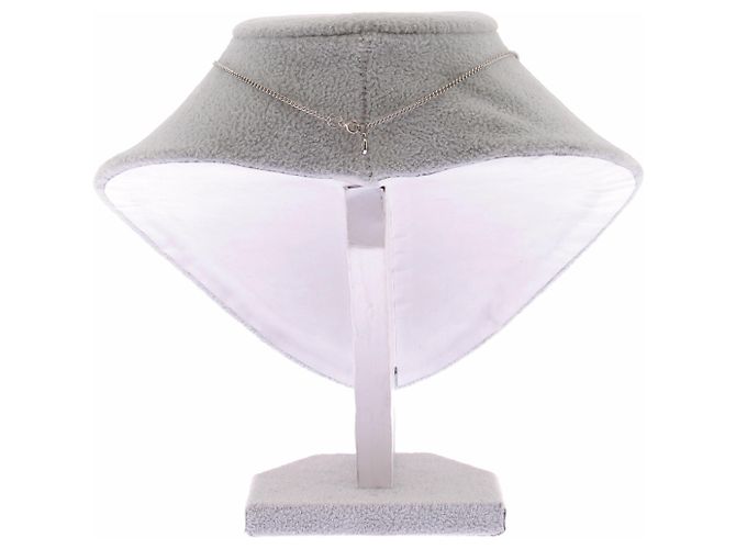 Courreges Colar "Flask" prateado com pingente - vista 3