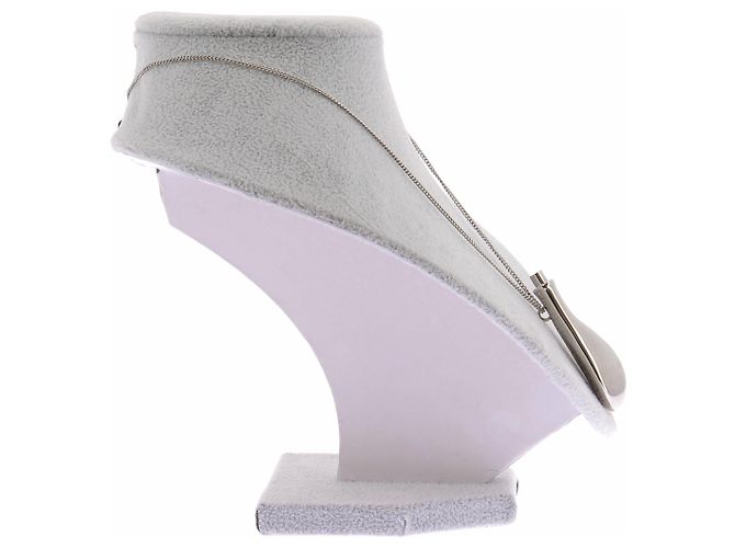 Courreges Colar "Flask" prateado com pingente - vista 4