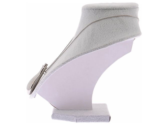 Courreges Colar "Flask" prateado com pingente - vista 5