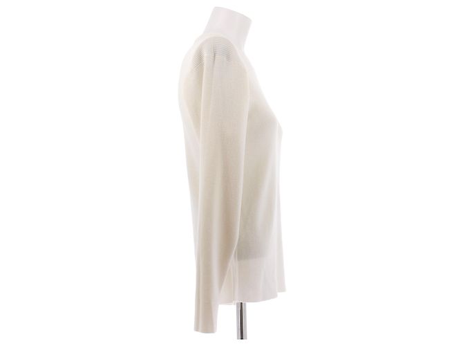 Phoebe Philo Pull crème col rond - vue 3