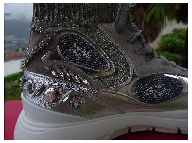 Valentino Garavani bellissimi e comodi scarpe n 38(39) Argento - vista 10