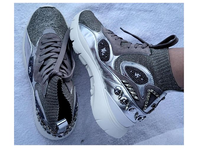 Valentino Garavani bellissimi e comodi scarpe n 38(39) Argento - vista 4
