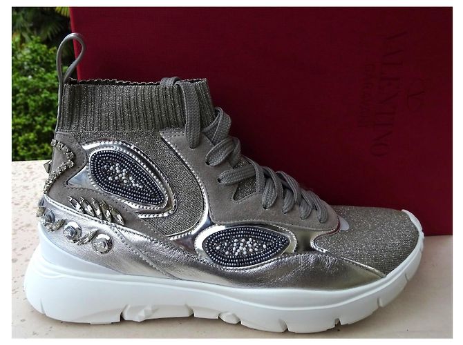 Valentino Garavani bellissimi e comodi scarpe n.40 (41) Argento - vista 10
