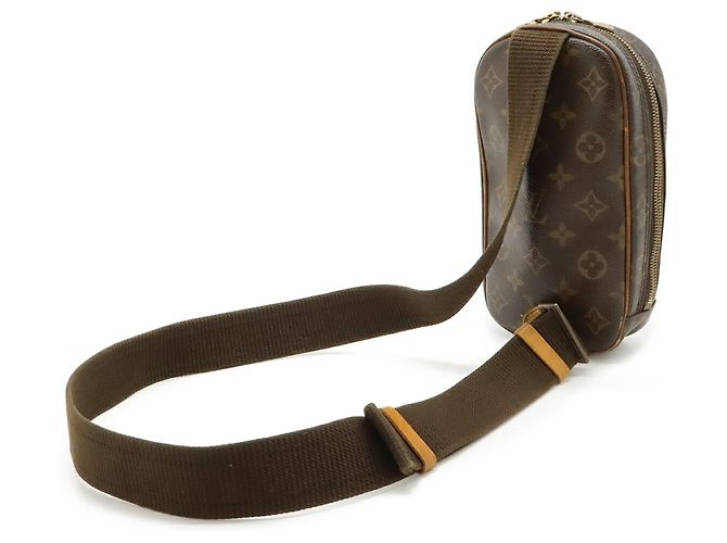 Borsa Pochette Ganju Monogram Louis Vuitton Marrone - vista 3