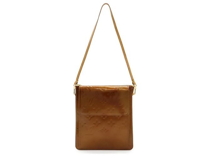 Borsa a Spalla Motto Monogram Vernis Louis Vuitton Bronzo - vista 2