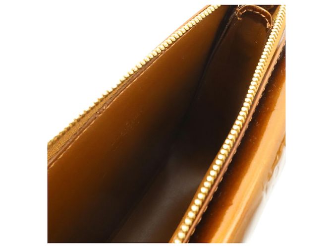 Borsa a Spalla Motto Monogram Vernis Louis Vuitton Bronzo - vista 8
