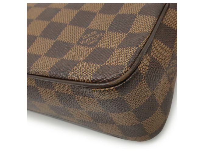 Borsa a Spalla Damier Recoleta Louis Vuitton Marrone - vista 4