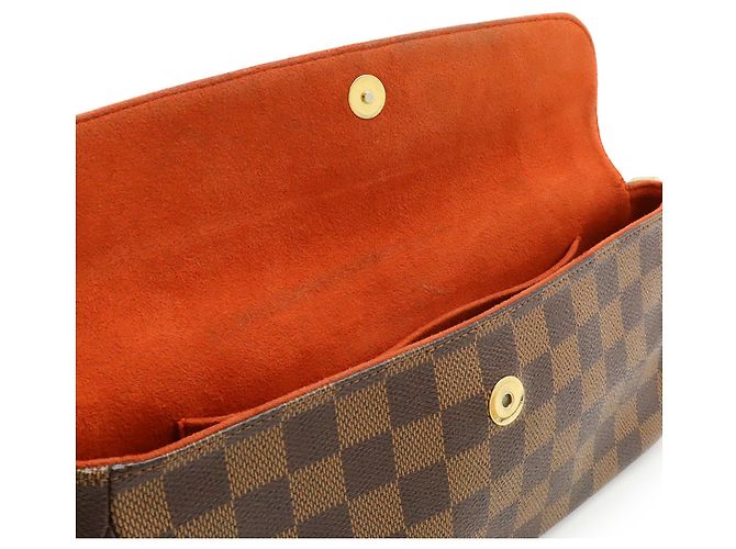 Borsa a Spalla Damier Recoleta Louis Vuitton Marrone - vista 7